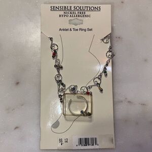 Sensible Solutions | NWT Vintage Anklet & Toe Ring Set
